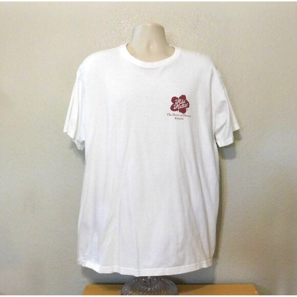 Hilo Hattie Store Tee Kauai XL White Hawaii Graphics Fruit Of The Loom Cotton - Picture 9 of 10